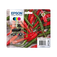 Epson 503XL Pack de 4 Cartuchos de Tinta Originales - C13T09R64010