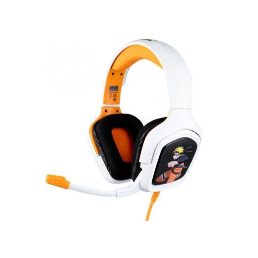 Konix Naruto Hokage Auriculares Gaming con Microfono Plegable - Multiplataforma - Altavoces 40mm - Almohadillas Acolchadas - Di