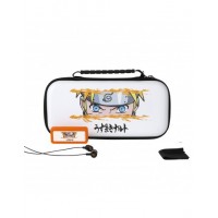 Konix Naruto Starter Pack Auriculares Intrauditivos + Funda de Transporte + Protector Pantalla Cristal Templado + Estuche para
