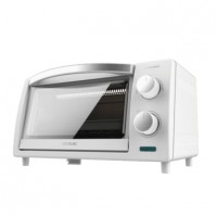 Cecotec Bake&Toast 1000 White Horno Sobremesa 800W - Capacidad 10L - Calefactores de Cuarzo - Temporizador - Temperatura Regula