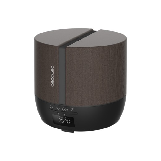 Cecotec PureAroma 550 Connected Black Woody Difusor de Aromas 500ml Bluetooth - Pantalla LED - Altavoz - Temporizador 12h - 3 M