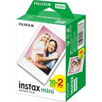 Fujifilm Instax mini Pack de 2x10 Peliculas de Fotos Instantaneas - Validas para todas las Camaras mini de Instax - Formato de