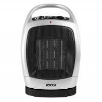 Jocca Calefactor Ceramico 1500W - Oscilante - Funcion Ventilador - Termostato Regulable - Bajo Consumo