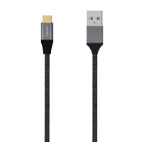 Aisens Cable USB 3.1 GEN2 Aluminio 10GBPS 3A - TIPOUSB-C/M-A/M - 0.5M - Color Gris
