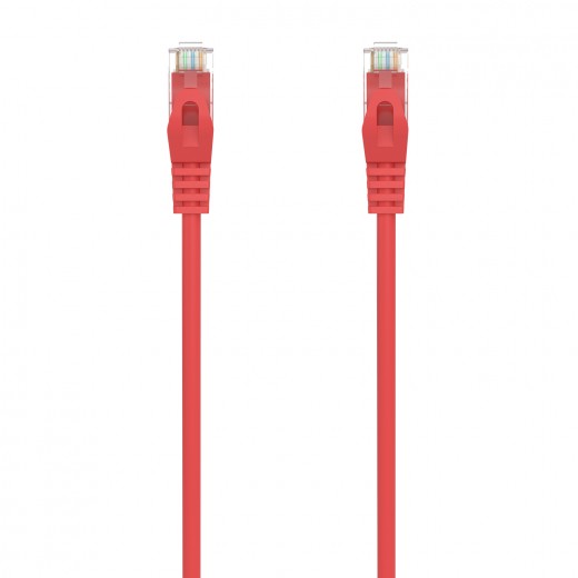 Aisens Cable de Red Latiguillo RJ45 LSZH CAT.6A 500 MHZ UTP AWG24 - 1.0M - Color Rojo