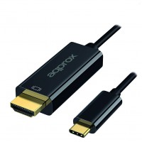 Approx Cable USB-C Macho a HDMI Macho - Resolucion hasta 4K/60Hz - Cable de 1.20m
