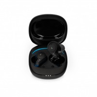 Ksix Satellite Auriculares Inalambricos con Microfono Bluetooth 5.1 - Autonomia hasta 5h - Control Tactil - Estuche de Carga co