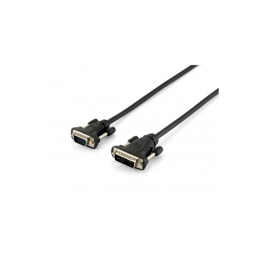 Equip Cable DVI-A Macho a HDB15 VGA Macho - Admite una Resolucion de hasta 1920 x 1200 - Longitud 1.8m