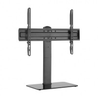 Aisens Eco Soporte de Mesa Giratorio para Monitor/TV - Estilo Sobremesa - Acero de Alta Resistencia - Facil Instalacion y Ajuste - Vesa Maximo 600x400mm - Carga Maxima 40Kg - Sistema Pasacables - Color Negro