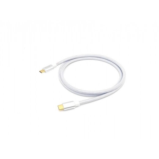 Equip Cable USB-C 3.2 Macho a USB-C Macho 1m - Carga Rapida - Carcasa Metalica - Cable Trenzado