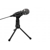 Equip Mini Microfono de Escritorio con Tripode - Boton On/Off - Jack 3.5mm - Cable de 1.80m