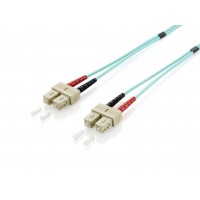 Equip Cable de Conexion de Fibra Optica SC/SC-OM3 30m