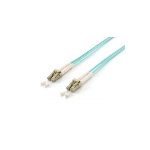 Equip Cable de Conexion de Fibra Optica LC/LC-OM3 0.5m