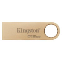 Kingston DataTraveler SE9 G3 Memoria USB-A 3.2 Gen 1 512GB - 220 MB/s en Lectura - Diseño Metalico - Color Oro (Pendrive)