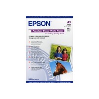 Epson C13S041315 Papel Fotografico A3 255gr - Acabado Brillante - 20 Hojas - para Impresoras de Tinta