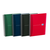 Oxford Office Essentials A5 Cuaderno de Tapa Blanda - Indice Alfabetico A-Z - 1 Linea por Pagina - 90 Hojas - Colores Surtidos