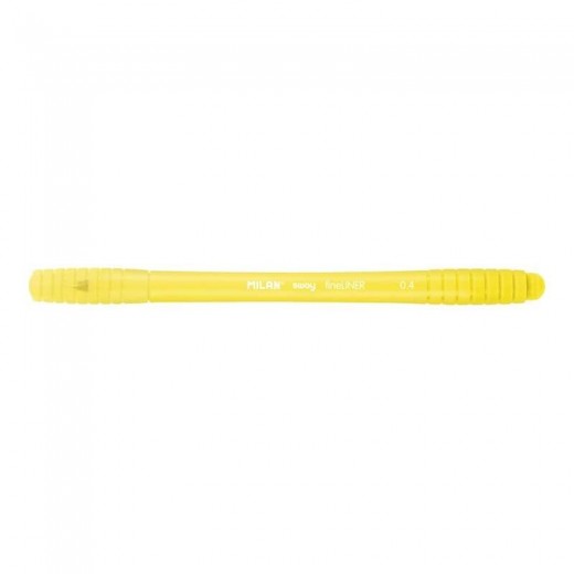 Milan Sway Fineliner Rotulador - Punta Fina 0.4mm - Ergonomico - Tinta al Agua - Color Amarillo