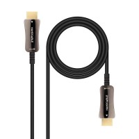 Nanocable Cable HDMI v2.1 AOC Macho a HDMI v2.1 Macho 15m - 8K@60Hz 4K@120Hz 48Gbps - Color Negro