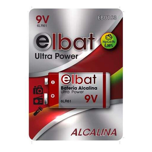 Elbat Pila Alcalina 6LR61/9V