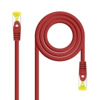 Nanocable Cable Red Latiguillo LSZH Cat.6A SFTP AWG26 30cm - Color Rojo