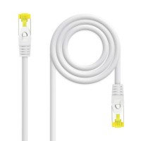 Nanocable Cable Red Latiguillo LSZH Cat.6A SFTP AWG26 30cm - Color Blanco