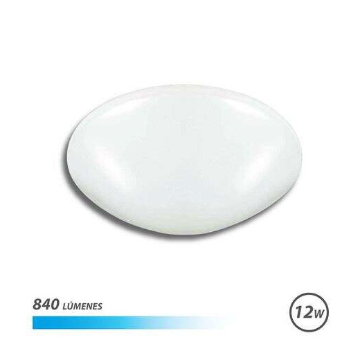 Elbat Aplique Ovalado de Techo LED 12W 840lm - 6500K Luz Fria - Diametro 23cm