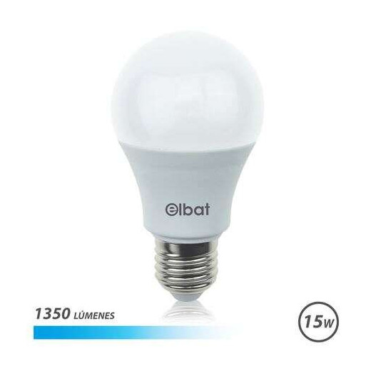 Elbat Bombilla LED A60 15W E27 1350lm - 6500K Luz Fria
