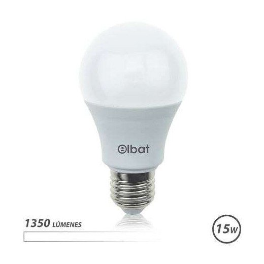 Elbat Bombilla LED A60 15W E27 1350lm - 4000K Luz Blanca