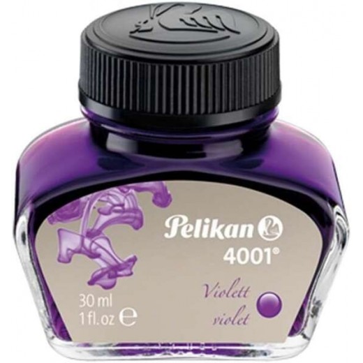 Pelikan Tinta 4001 No.78 - Frasco 30 ml - Asegura el Perfecto Funcionamiento de la Estilografica - Color Violeta