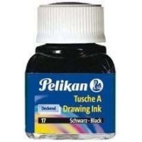 Pelikan Tinta China 523 10ml - Alta Calidad - Resistente al Agua - Ideal para Dibujo y Caligrafia - Color Siena Tostada