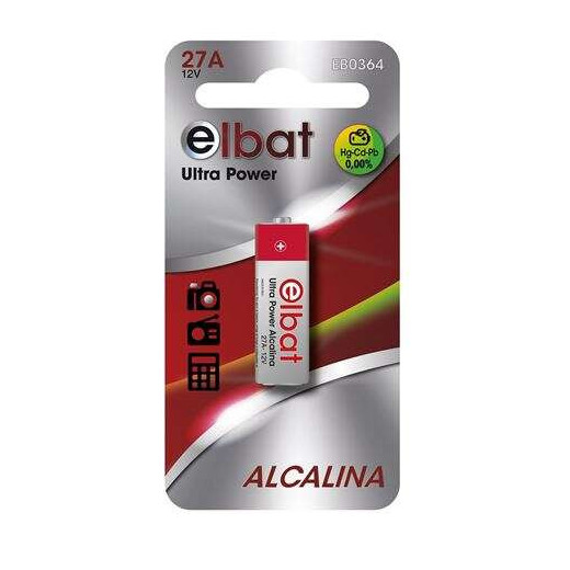 Elbat Pila Alcalina 27A 12V