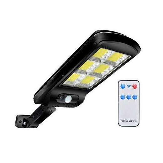 Elbat Cob Farola Led Solar - 4500LM - Luz Fria 6500K - Sensor de Movimiento