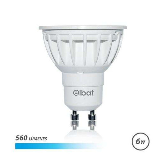 Elbat Bombilla LED GU10 6W 560lm - 6500K Luz Fria