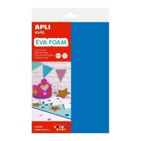 Apli Pack de 10 Goma Eva Multicolor A4 - Grosor 2 mm - Impermeable - Moldeable al Calor - Colores Surtidos