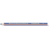 Staedtler Jumbo Noris 128 Lapiz Triangular de Color - Mina de 4mm - Resistencia a la Rotura - Diseño Ergonomico - Color Azul