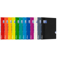 Oxford Openflex Libreta Grapada Tapa Plastico A4+ Seyes - Resistente Tapa de Plastico - Formato A4+ - Hojas con Lineas Seyes - con Margen