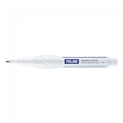 Milan Boligrafo Corrector - Punta Metalica - Capacidad 7ml