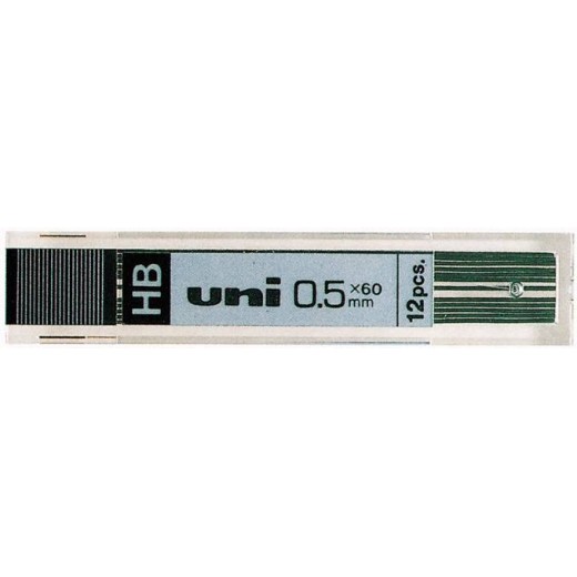 Uni-ball UL-1405 Pack de 12 Minas 0.5mm HB - Color Grafito