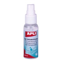 Apli Gel Hidroalcoholico Desinfectante - 30ml - 70% Etanol - sin Aclarado - Normativa Antivirica - Pulverizador