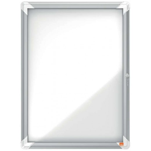 Nobo Vitrina Exteriores 4 Hojas A4 Superficie Blanca Magnetica 532x692x45mm Segura Aluminio