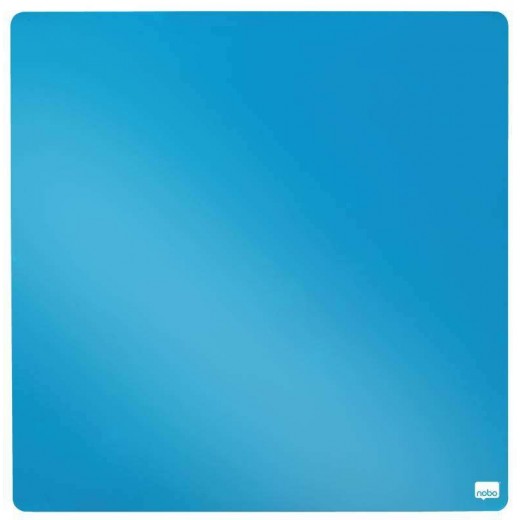 Nobo Tile Mini Pizarra Magnetica 360x360mm - sin Marco - Borrado en Seco - Azul