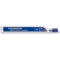 Staedtler Mars Micro Carbon 250 Tubo de 12 Minas de Grafito - Dureza B - Trazo 0.7mm - Alta Resistencia