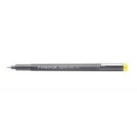 Staedtler Pigment Liner 308 Rotulador Calibrado - Trazo 0.5mm - Secado Rapido - Color Amarillo