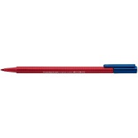 Staedtler Triplus Color 323 Rotulador de Punta Fina - Trazo 1mm Aprox - Tinta Base de Agua - Color Rojo Carmin