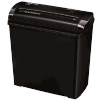 Fellowes P-25S Destructora de Papel Manual Corte en Tiras P-1 - Destruye hasta 5 Hojas - Papelera de 11L - Color Negro