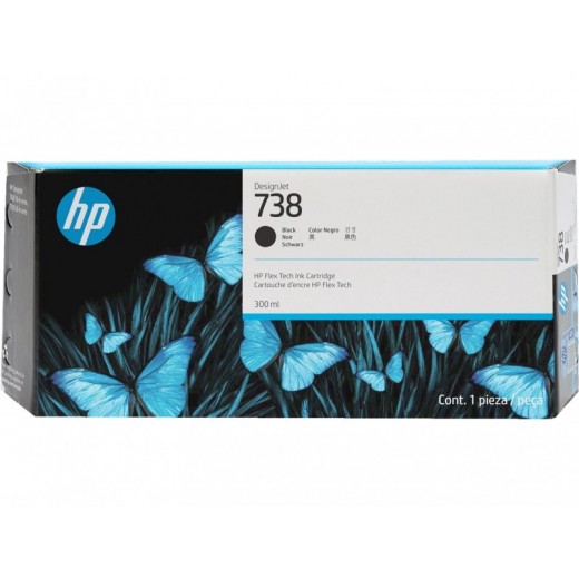 HP 498N8A Negro Cartucho de Tinta Original - 738