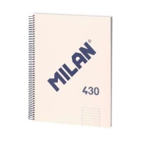 Milan Serie 1918 Cuaderno Espiral Formato A4 Pautado 7mm - 80 Hojas de 95 gr/m2 - Microperforado