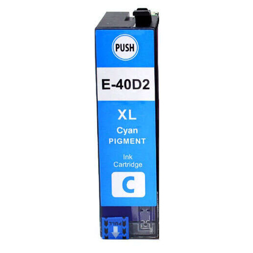 Epson T40D2 Cyan Cartucho de Tinta Pigmentada Generico - Reemplaza C13T40D240/C13T40C240