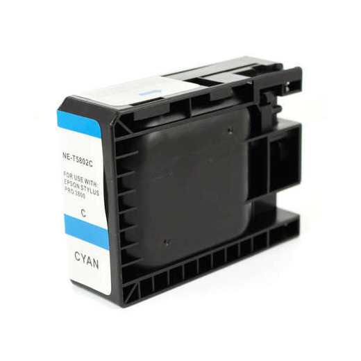 Epson T5802 Cyan Cartucho de Tinta Pigmentada Generico - Reemplaza C13T580200