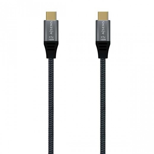 Aisens Cable USB 3.2 Gen2x2 Aluminio 20Gbps 8K@30Hz 5A 100W E-Mark